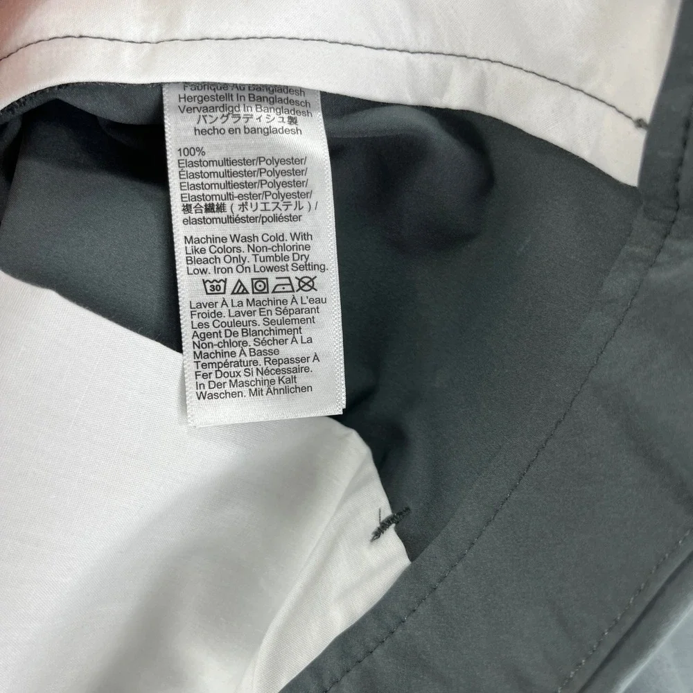 New J.Crew Tech Pant Mens 35x32 Gray Slim Fit Flex Performance Chino AA712